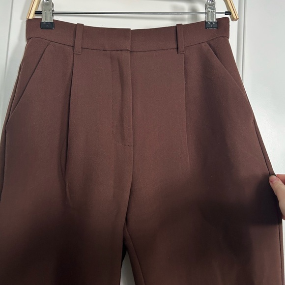Abercrombie Brown Straight Leg Trousers - Picture 5 of 5
